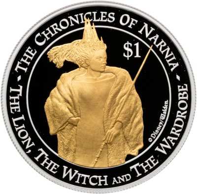 купить Новая Зеландия 1 доллар 2006 "Хроники Нарнии: Лев, колдунья и волшебный шкаф" в футляре с сертификатом