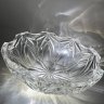 Купить Конфетница с геометрическим декором, хрусталь, алмазная грань, СССР, 1970-1990 гг.