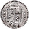 Купить Великобритания 1 шиллинг (shilling) 1887 с портретом королевы Виктории в слабе Монетник. ру AU det чистка