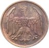Купить Германия 4 рейхспфеннига (reichspfennig) 1932 J  знак монетного двора "J" — Гамбург