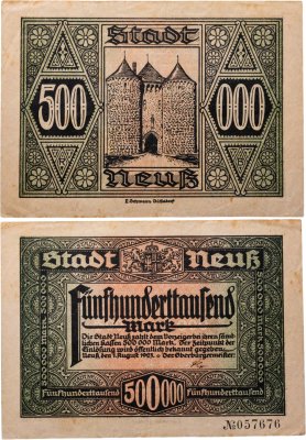 купить Германия 500000 марок 1923 год