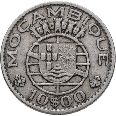 купить Мозамбик 10 эскудо (escudos) 1968