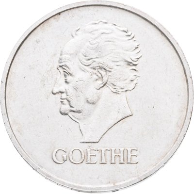 купить Германия 3 рейхсмарки (reichsmark) 1932 "100 лет со дня смерти Гёте"