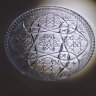 Купить Поднос с рельефным геометрическим декором, хрусталь, пресс, Гусевской хрустальный завод (Гусь-Хрустальный), СССР, 1970-1990 гг.