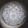 Купить Поднос с рельефным геометрическим декором, хрусталь, пресс, Гусевской хрустальный завод (Гусь-Хрустальный), СССР, 1970-1990 гг.