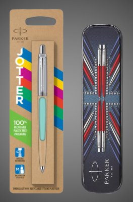 купить Шариковая ручка Parker Jotter Originals Mint,стержень: M, цвет чернил: blue в блистере+жестяной футляр, Металлы: нержавеющая сталь, пластик, 2026 г.