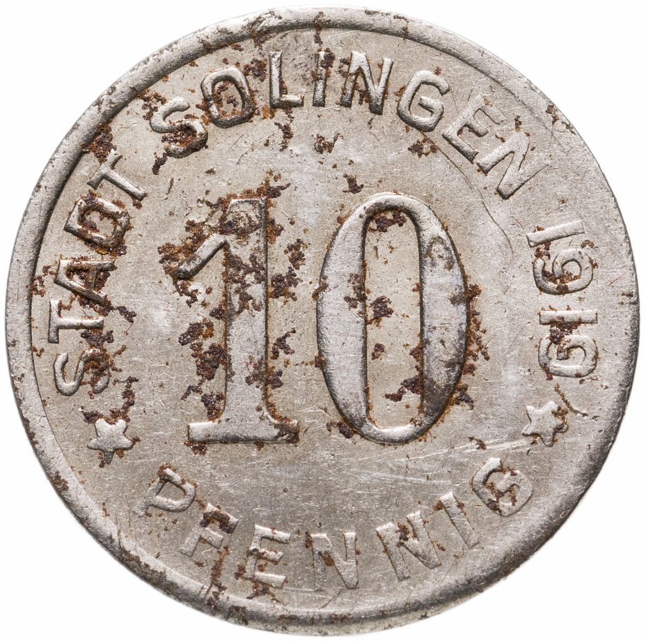купить Германия (Золинген) нотгельд  10 пфеннигов 1919