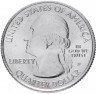 Купить США 1/4 доллара (25 центов, квотер) 2010 D — "Национальный парк Хот Спрингс, Арканзас" (1-й парк), знак монетного двора: "D" - Денвер