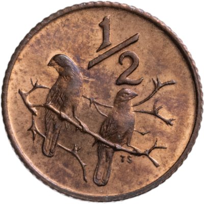 купить ЮАР 1/2 цента (cent) 1970