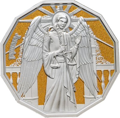 купить Самоа 2 доллара 2024 "Архангел Иеремиил. Скорпион" в футляре с сертификатом