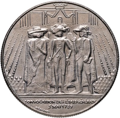 купить Франция 1 франк (franc) 1989 "200 лет Генеральных штатов"