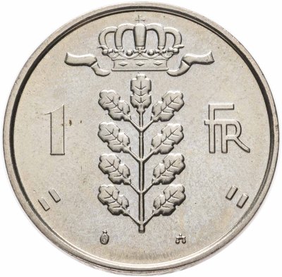 купить Бельгия 1 франк "ПРОБА"