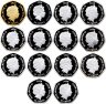Купить Острова Кука 25 центов, 50 центов 2020 набор «70-летие сказке о Золушке» из 14 монет