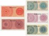 Купить Индонезия  набор банкнот 1964 года (1, 5, 10, 25 и 50 сен) 5 штук