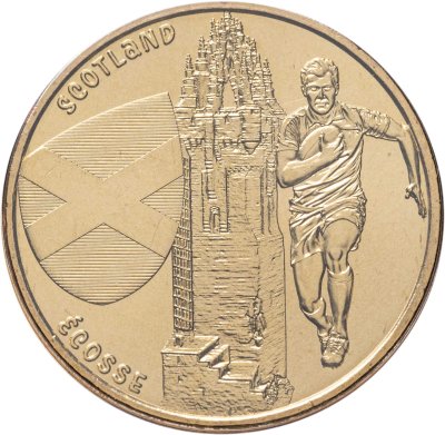 купить Франция 1/4 евро (euro) 2023 "Чемпионат мира по регби 2023 - Сборная Шотландии"