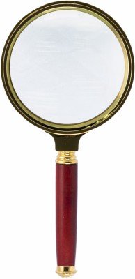 Купить Винтажная лупа 70мм, c 5-кратным увеличением, в металлической оправе, с деревянной ручкой