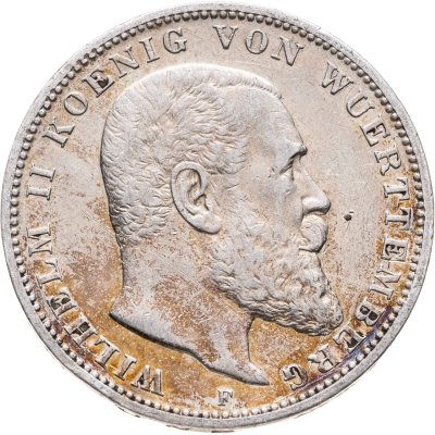 купить Германская Империя, Вюртемберг 3 марки 1909