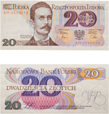 купить Польша 20 злотых 1982