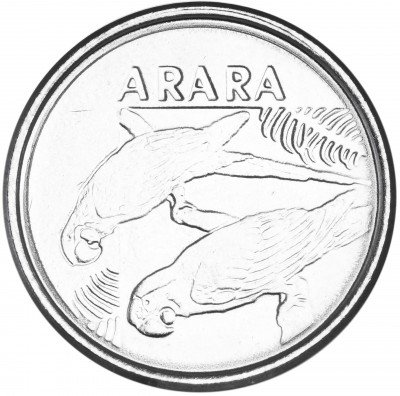 купить Бразилия 5 крузейро 1994