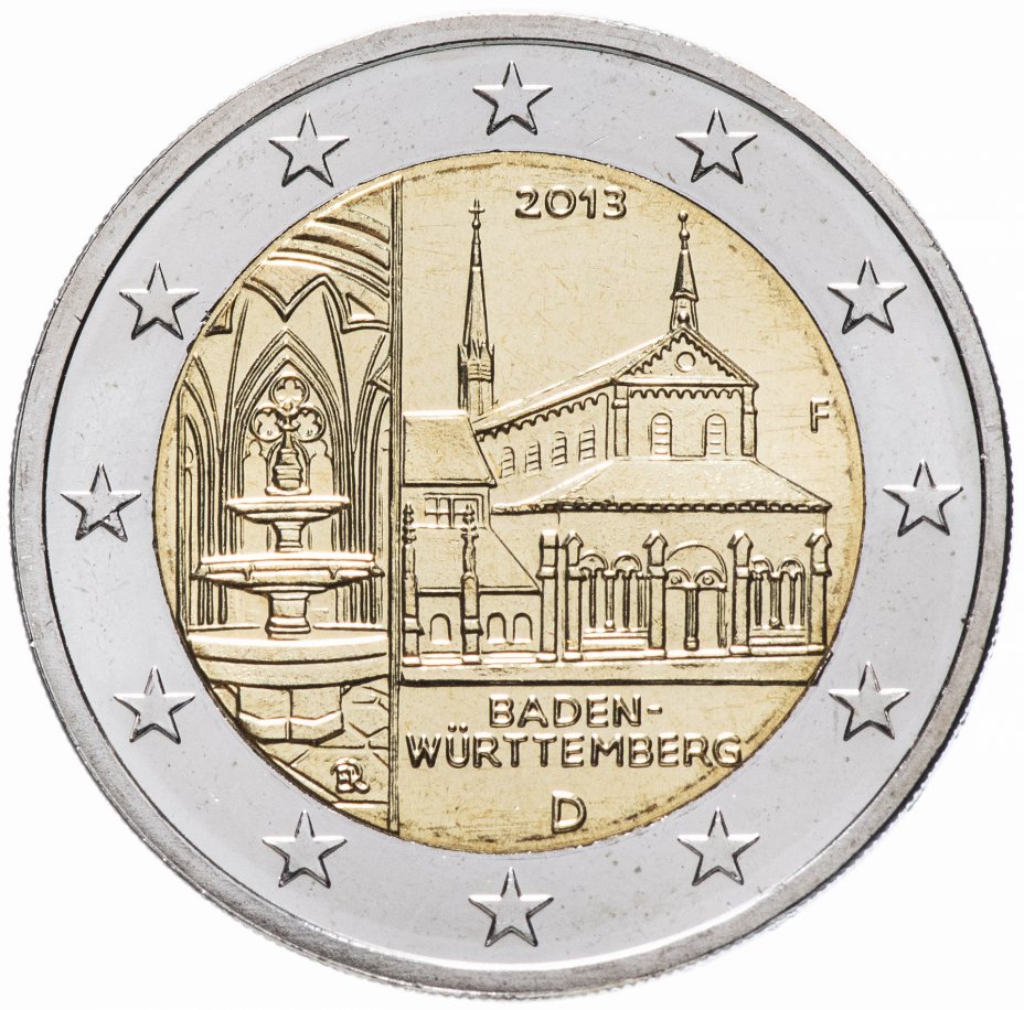 купить Германия 2 евро 2013 Баден-Вюртенберг двор F