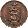 Купить Остров Гернси 1 дубль (double) 1830