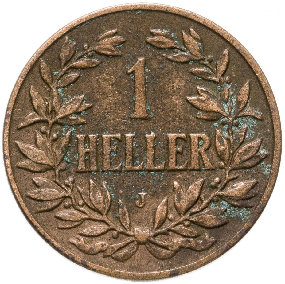 купить Германская Восточная Африка 1 геллер 1908 "J"