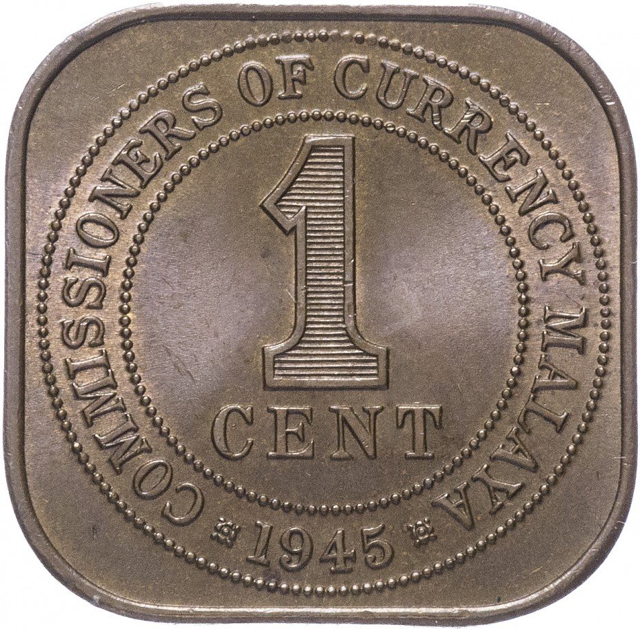 купить Малайя 1 цент 1945