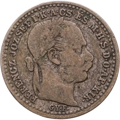 купить Венгрия 10 крейцеров (krajczar) 1870, знак монетного двора "GYF" - Карлсбур