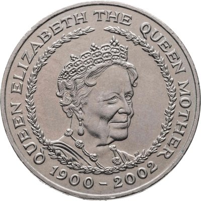 купить Великобритания 5 фунтов 2002 "Королева-Мать"