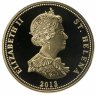 Купить Остров Святой Елены 25 пенсов 2013 "Наполеоновские войны"