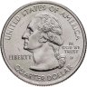Купить США 25 центов (квотер, 1/4 доллара, quarter dollar) 2001 D Кентукки (Kentucky) знак монетного двора "D" - Денвер