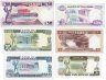 Купить Замбия набор из 6 банкнот 2, 5, 10, 20, 50, 100 квача 1980-1988
