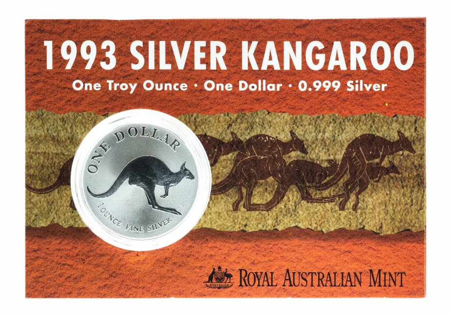 купить Австралия 1 доллар 1993 "Кенгуру"