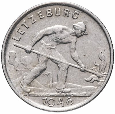 купить Люксембург 1 франк (franc) 1946