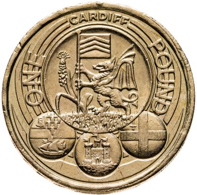 купить Великобритания 1 фунт 2011 "Столицы регионов - Кардифф"