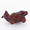 Купить Статуэтка (окимоно) "Росомаха", поделочный камень, самшит, оникс, тонировка, Япония, 1950-1960 гг.