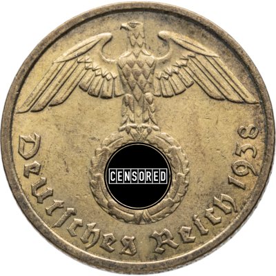 купить Германия (Третий рейх) 10 рейхспфеннигов (reichspfennig) 1938 J