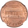 Купить США 1 цент (cent) 1993 "Lincoln Memorial Cent" в слабе DNC MS66