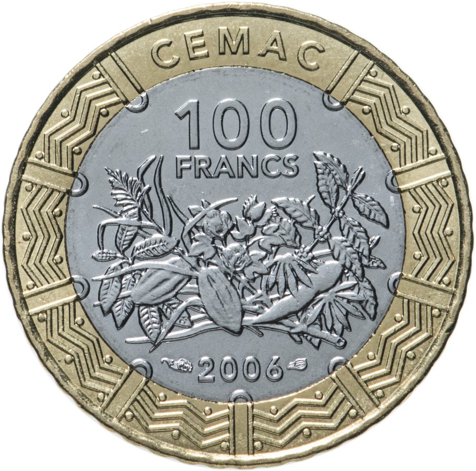 Монеты 2006 года цена. 100 Francs в рублях. Монета 100 Francs в рублях. Монета 100 франков Африка. Центральная Африка 100 франков.