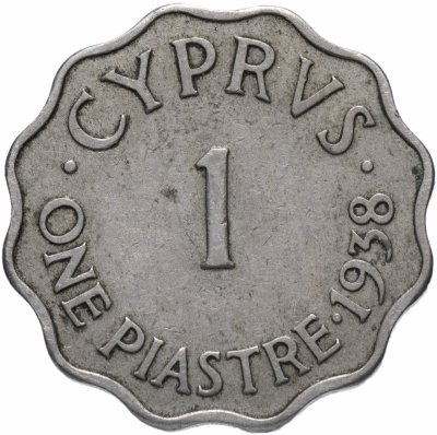 купить Кипр 1 пиастр (piastre) 1938