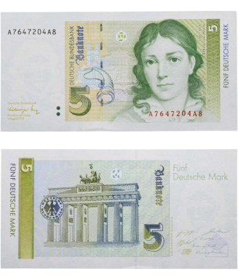 купить Германия ФРГ 5 марок 1991 года