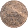 Купить Франция 2 сантима (centimes) 1914