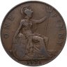 Купить Великобритания 1 пенни (penny) 1921
