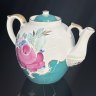 Купить Чайник доливной, фарфор, роспись, золочение, Дулевский фарфоровый завод (Дулёво), СССР, 1991 г.