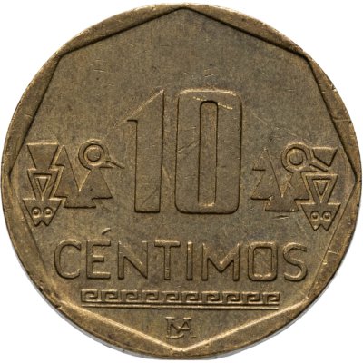 купить Перу 10 сентимо (centimos) 2016