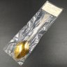 Купить Ложка кофейная в оригинальном пакете с этикеткой, Таллинский опытный завод научного приборостроения "Дельта", мельхиор (медь-никель), золочение, СССР, 1979 г.
