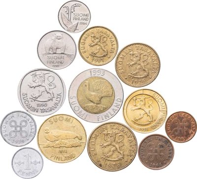 купить Финляндия, набор из 13 монет 1963-2001