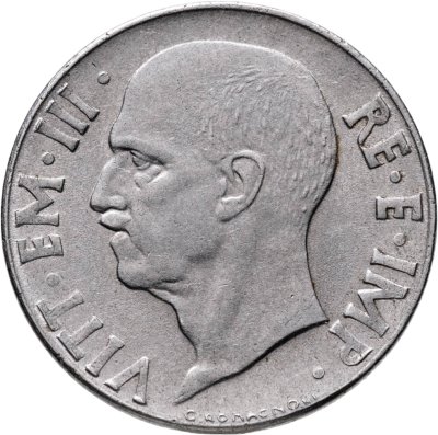 купить Италия 20 чентезимо (centesimi) 1941 ребристый гурт