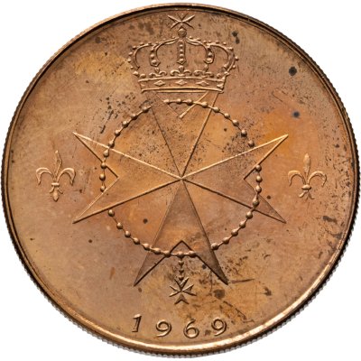 купить Мальтийский орден 10 грано 1969 Анджело де Мохана