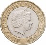 Купить Великобритания 2 фунта (pounds) 1998